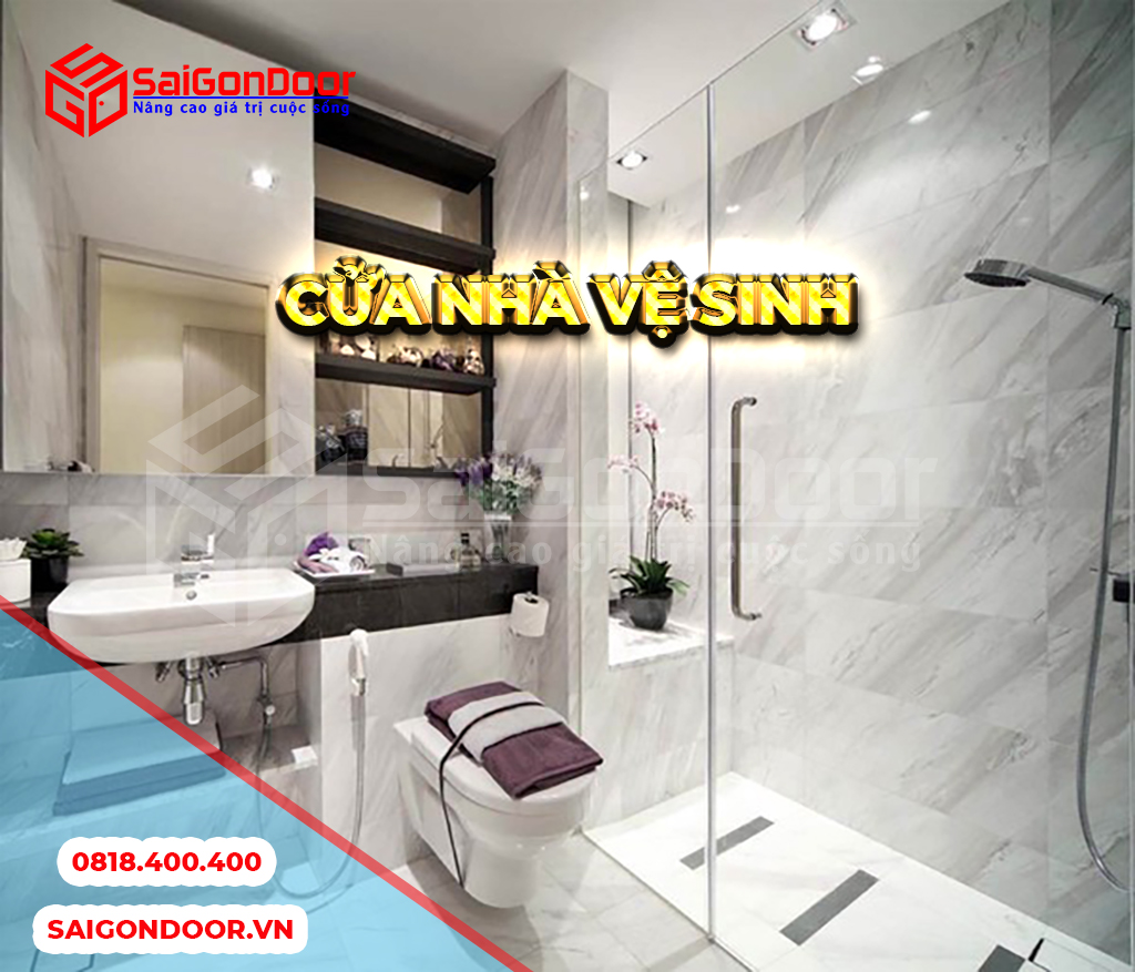 Bật mí các tiêu chí giúp khách hàng lựa chọn cửa nhà vệ sinh phù hợp