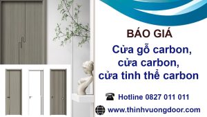 Báo Giá Các Mẫu Cửa Gỗ Carbon, Cửa Carbon, Cửa Tinh Thể Carbon Được Yêu Thích Nhất