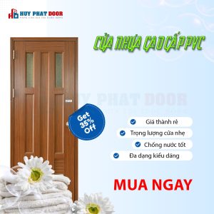 BÁO GIÁ CỬA NHỰA NHÀ VỆ SINH HUYPHATDOOR MỚI NHẤT 2025