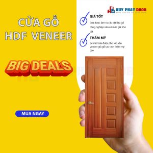 THAM KHẢO NGAY BÁO GIÁ CỬA GỖ CÔNG NGHIỆP HDF HUYPHATDOOR ƯU ĐÃI ĐẶC BIỆT